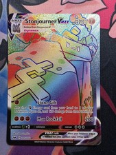 Stonjourner VMAX 205/202 Secret Rare Rainbow Sword & Shield Pokemon on eBay