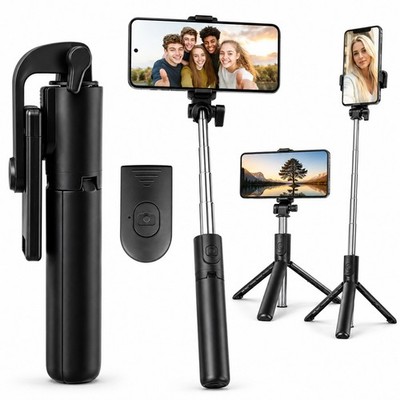 Selfie Stick Smartphone Bluetooth Stativ Teleskop Stange Fernbedienung für Handy