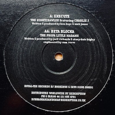 The Nightcrawler - Execute / Beta Blocka, 12'', (Vinyl)