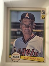 Gene Mauch (Manager) 1982 DONRUSS #141 FREE SHIPPING