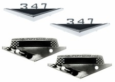 Mustang 347 Fender High Performance Emblem Kit 1964 1965 1966 Coupe Conv Fast Mustang 347 Fender High Performance Emblem Kit 1964 1965 1966 Coupe Conv Fast