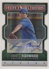 2014 Panini Elite Extra Edition 18/25 James Norwood #7 Auto qw7