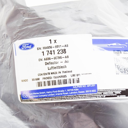 FORD RANGER T6 MK1 Radiator Left Air Deflector 1741238 NEW GENUINE - Picture 8 of 9