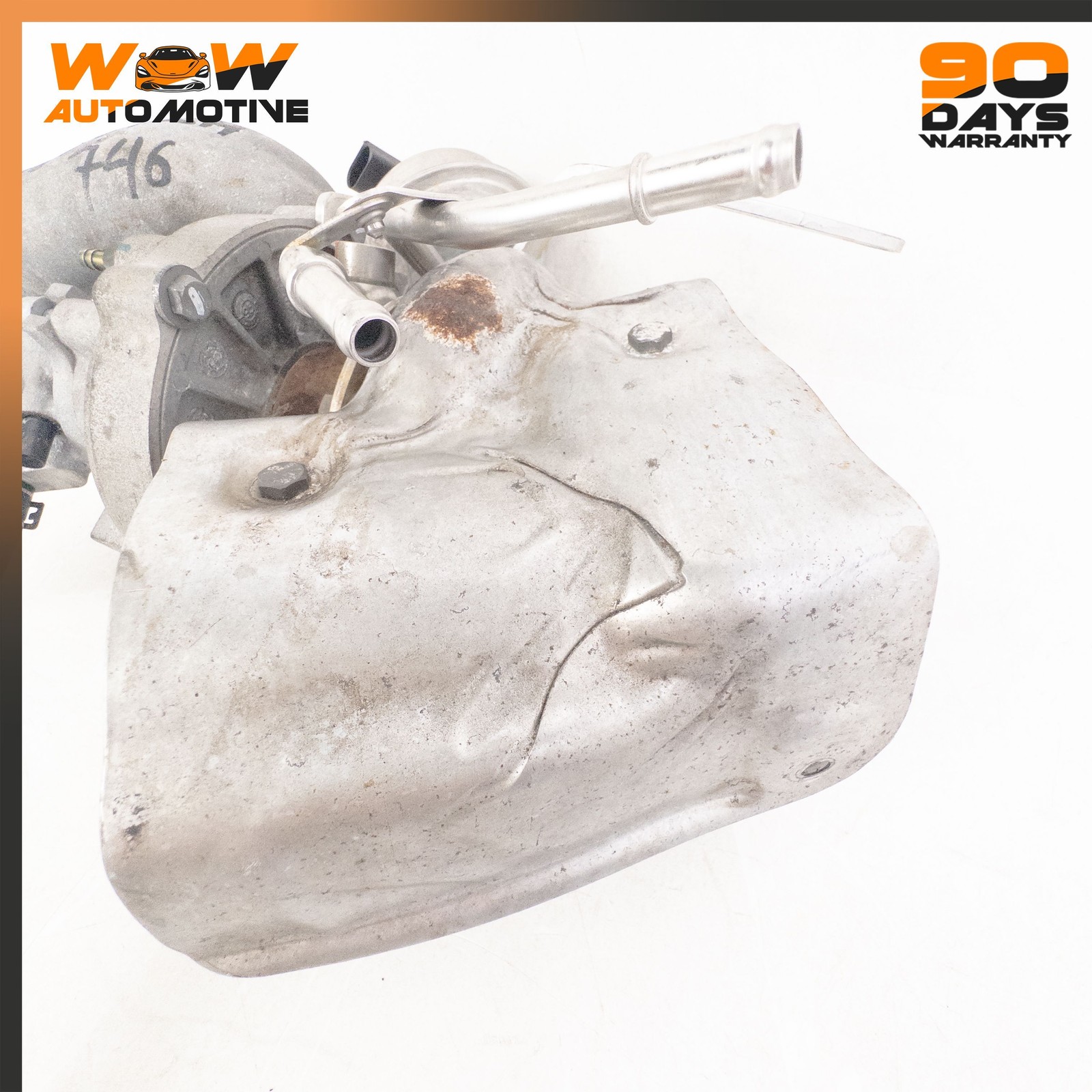 04-13 BENTLEY CONTINENTAL GTC FLYING SPUR 6.0L W12 TURBOCHARGER EXHAUST GAS OEM