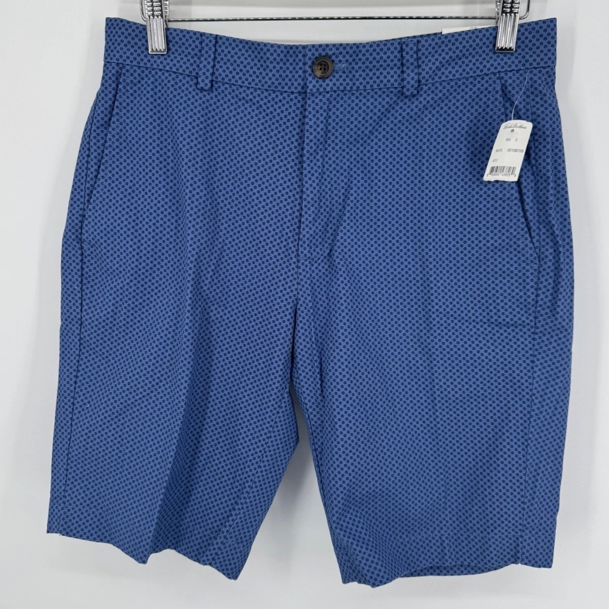 Short Homme Brooks Brothers - Taille 34 - Bleu - Entrejambe 7" - Neuf étiqueté