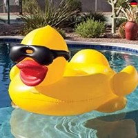 Ente Aufblasbare Groß Luftmatratze Pool Erwachsene Pool Spielzeug Schwimmtier Fü