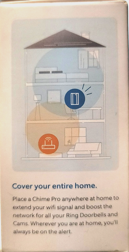 RING CHIME PRO WIFI EXTENDER & CHIME FOR RING DEVICES (28E) New - Picture 2 of 5