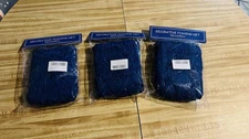 decorative fishing net 100cm X 200cm Lot Of 3 Color Blue (39.37x78.74”)