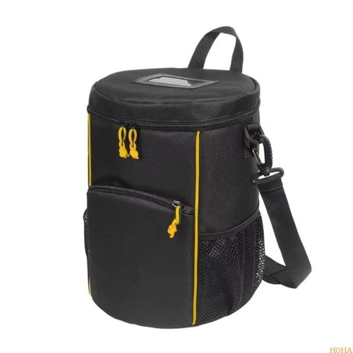 Portable Tennis Balls Storage Bag W/ Shoulder Strap Large Capacity Tennis - Picture 4 of 11