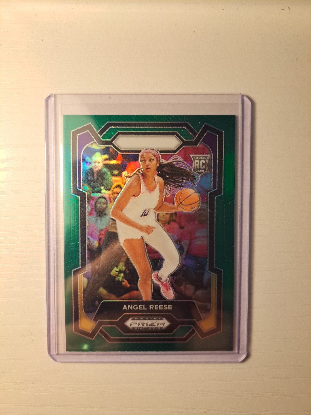 2024 Panini Prizm Draft Picks - Angel Reese #38 Green Prizm (RC)