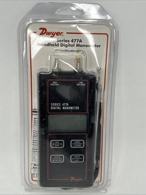 #ad Dwyer Series 477A Handheld Digital Manometer Measure Pressure Lab Equipment $249.99