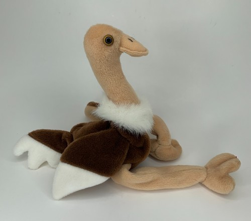 Stretch - Strauß - Ty Beanie Baby 1997 ZURÜCKGENOMMEN Stofftier Plüsch Vogel mit Etikett - Bild 5 von 14