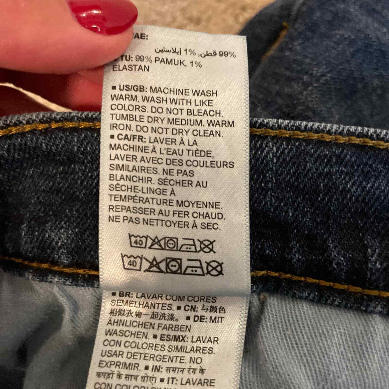 Amazon essentials Medium Denim Wash Bootcut Strai… - image 6