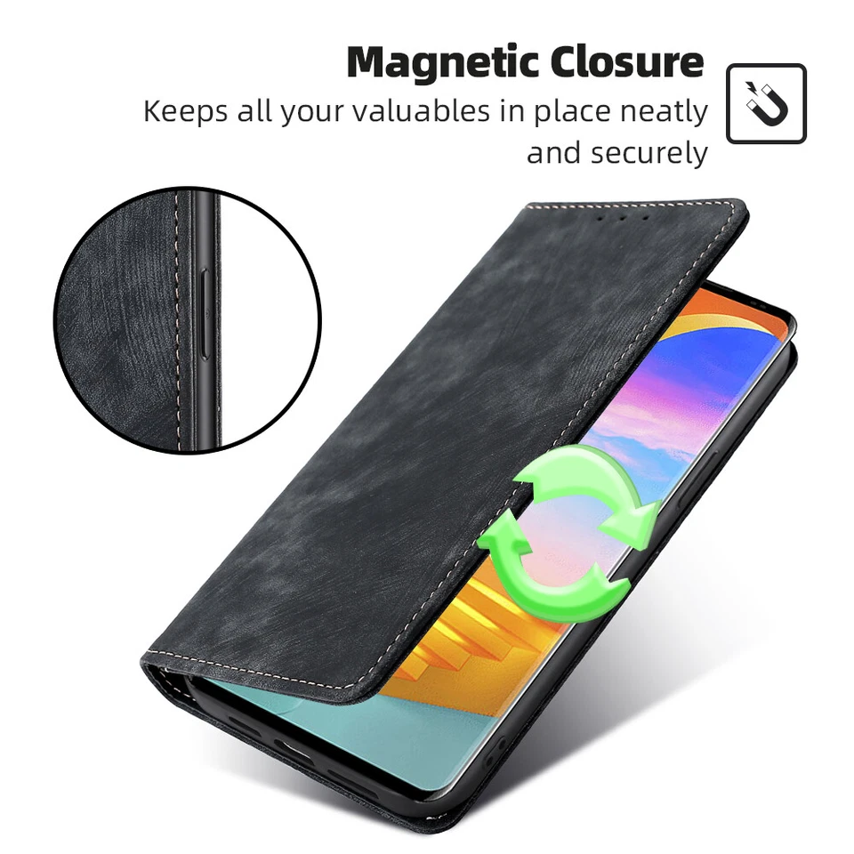 For Nokia 5.1 6.1 7.1 Plus 8.1 X5 X6 X7 Nokia 6 8 C1 Flip Magnetic Stand Cover - Image 4 of 4