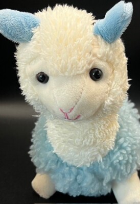 Dan Dee Collector's Choice Blue White Easter Llama Alpaca Stuffed