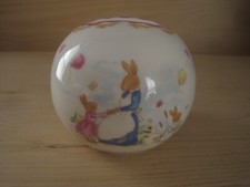 Royal Doulton BUNNYKINS Sweet Hearts Round Bank Money Ball 2004