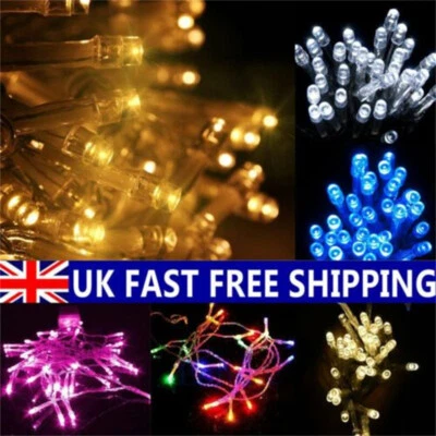NONMON Battery Operated LED Fairy Lights, 2M 3M 5M 10M Xmas String Lights Party Wedding