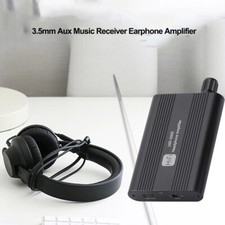 New HiFi Headphone Amplifier Headphone Amp 3.5mm Stereo Audio Out with Switch