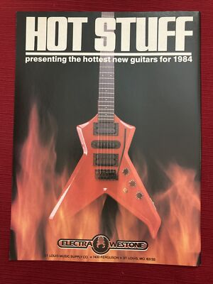Westone Guitars St Louis Mo.  1985 Ad - Great To Frame!