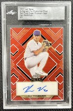 2022 LEAF METAL RED FLOOD  AUTO PRE-PRIDUCTION PROOF KEN WALDICHUK 1/1