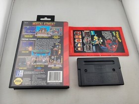 Mortal Kombat Sega Genesis Complete In Box CIB Great Shape
