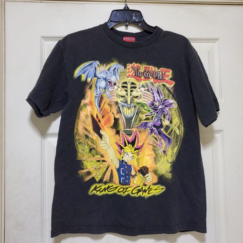 Yu Gi Oh Shirt Boys Large Black King of Games Anime Vintage Gamer Magna 90s - Picture 2 of 19