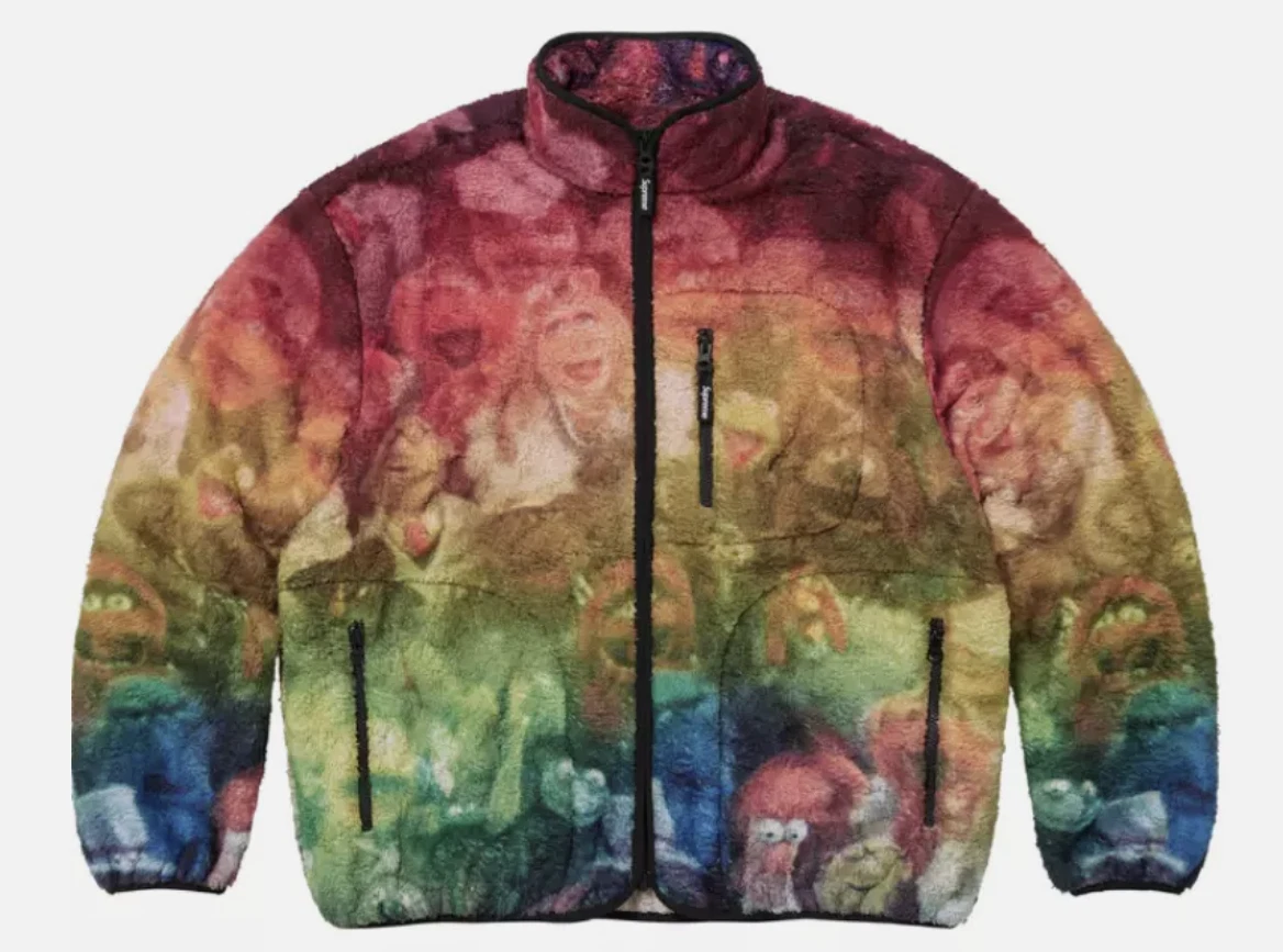 Veste polaire Supreme Muppet PETITE TAILLE 100% AUTHENTIQUE NEUVE