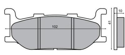 Vordere Bremsbeläge Yamaha XV 950 Bolt 2014 2015 2016 2017 2018