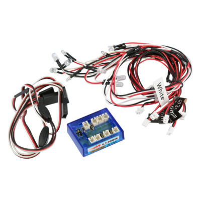 G.T.POWER 12er LED RC CAR LICHTEINHEIT MULTI-LIGHT-KIT VORMONTIERT # GT026