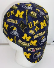 Michigan Wolverines:  Custom Made Construction, Welder, Pipe-fitter, Biker Hat