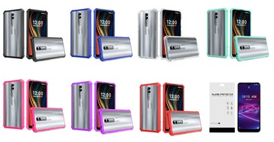 For Coolpad Legacy Brisa / Legacy 2 (2020) KaseAult Clear Hybrid Case Cover + TG