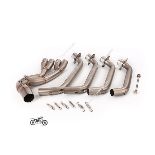 Slip For Honda CBR650 CBR650F CB650F 2014-23 51mm Exhaust Front Link Pipe Escape - Picture 9 of 12