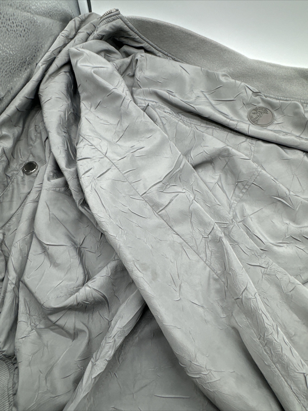 Versace Collection Gray Texture Wind Breaker Jack… - image 14