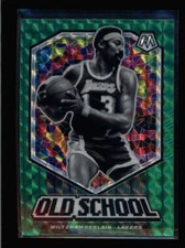 WILT CHAMBERLAIN 2019/20 PANINI MOSAIC #18 OLD SCHOOL GREEN PRIZM AZ3953