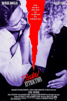 Fatal Attraction Movie Drama Triller Adventure Wall Art Home - POSTER 20''x30''