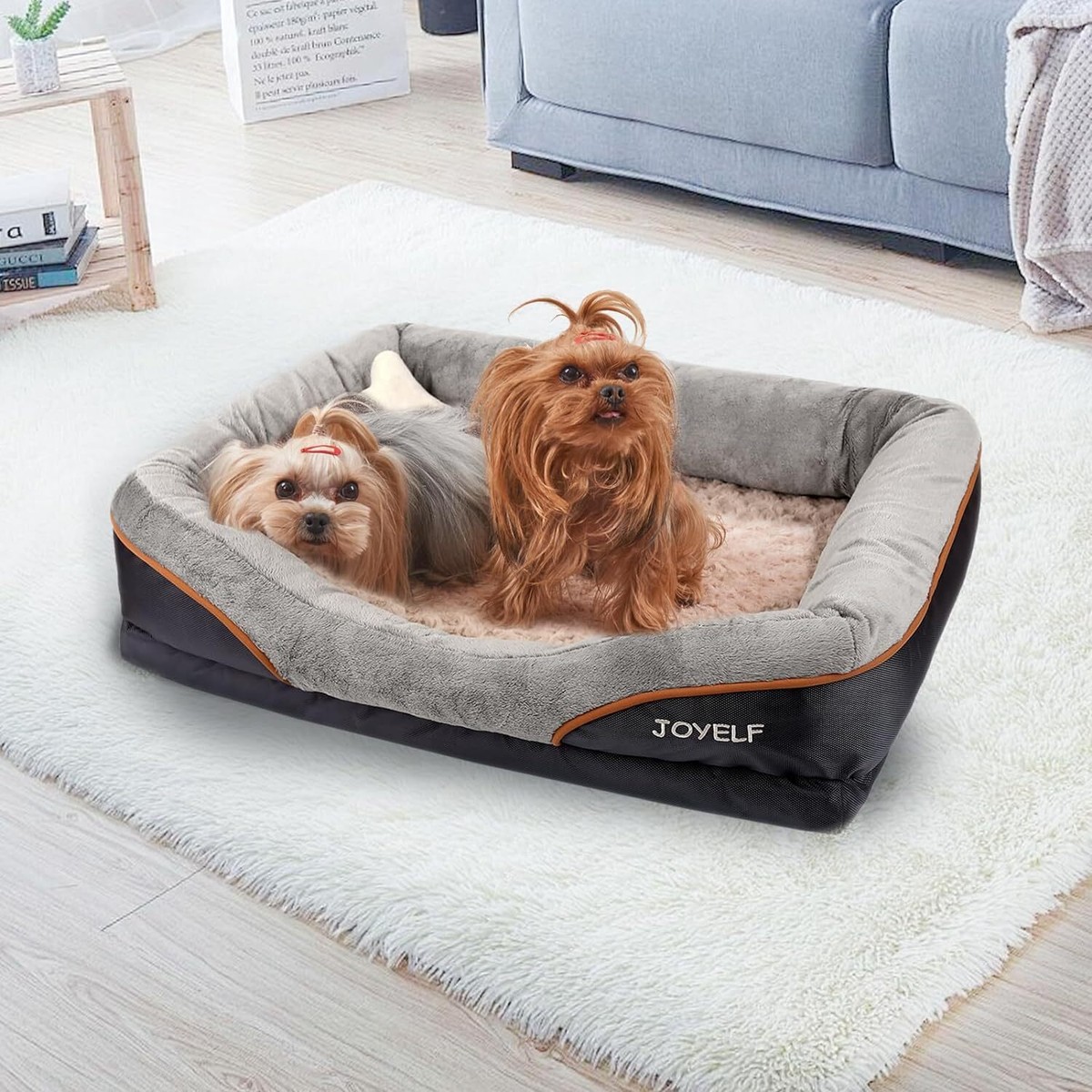 Xlarge Memory Foam Dog Bed, Orthopedic Dog Bed Sofa with Removable  Washable Co