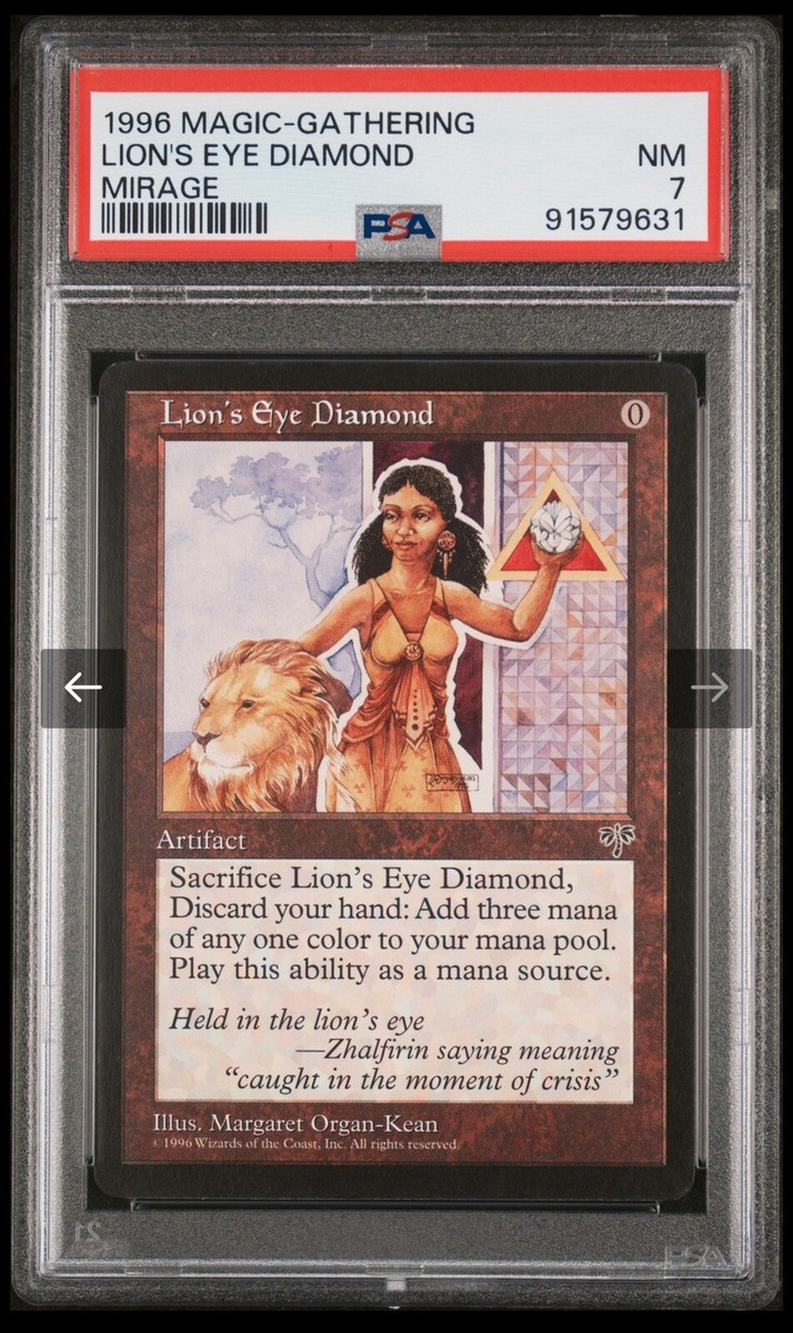 MTG MIR Lion's Eye Diamond (ライオンの瞳のダイアモンド) Lion