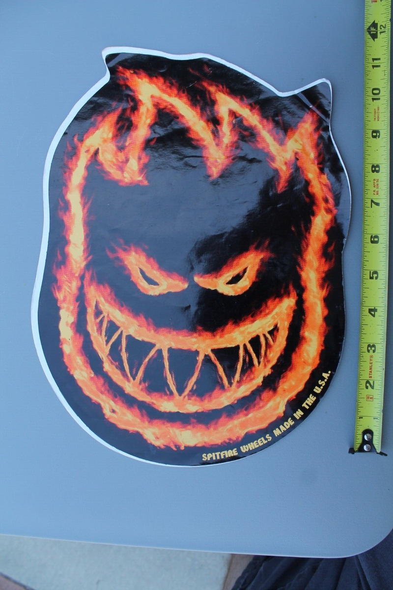 Spitfire Skateboard Wheels Black Fire Face OG ZXXL Vintage