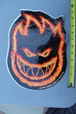 Spitfire Skateboard Wheels Black Fire Face OG ZXXL Vintage Skateboarding STICKER