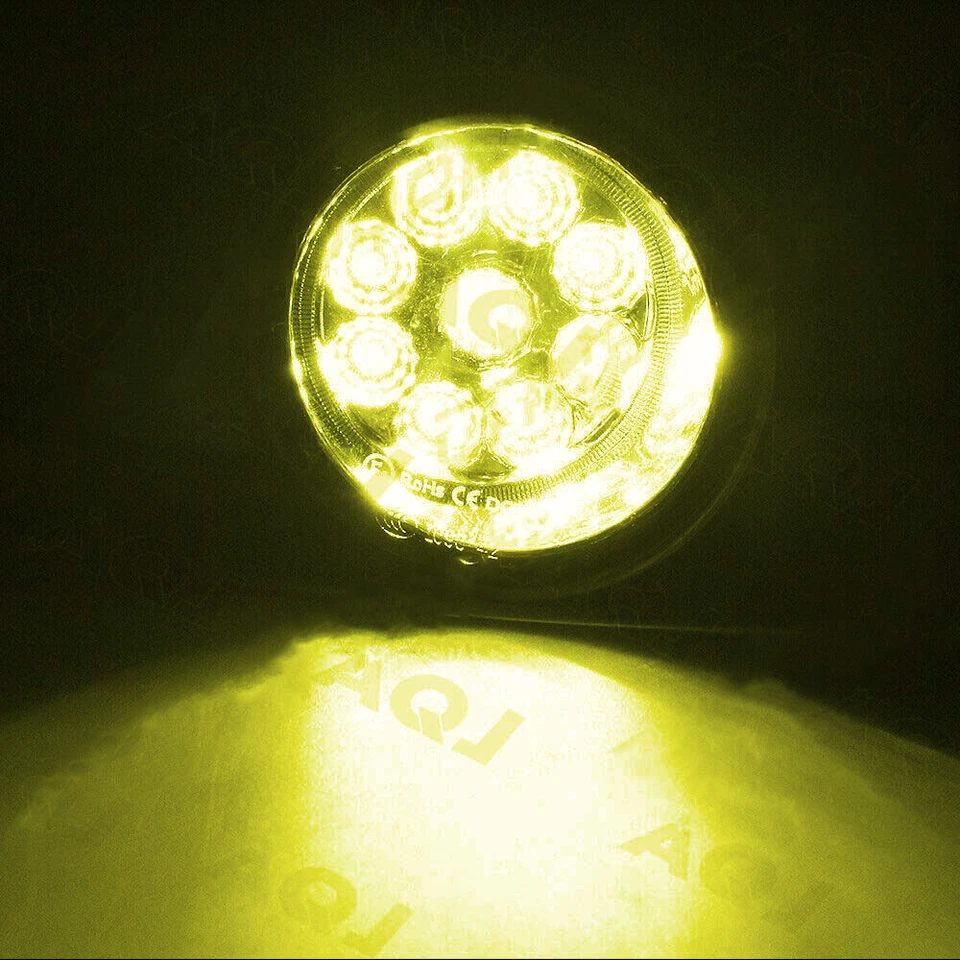 For LEXUS IS F 2008-2013 Factory Bumper Replacement Pair Yellow LED Fog Lights Foto 2 de 4
