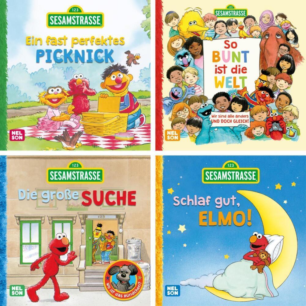 Thumbnail - 4er-set Maxi-mini 45: Sesamstraße | Broschüre | Broschiertes Softcover