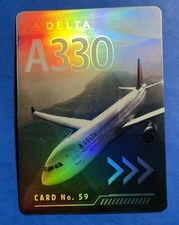 Delta Pilot Trading Card #59 Airbus A330-300 