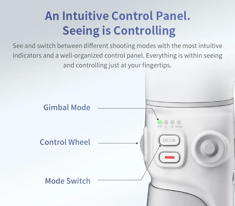 Zhiyun Smooth Q4 Portable Gimbal Stabilizer w/ Fill Light for Smartphone iPhone - Image 3 of 4