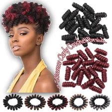 Short 2" Curly Jamaican Bounce Hair Crochet Extensions Braiding Toni Hairpeices