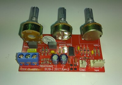 Subwoofer Active Low Pass Filter With Phase & Bass Boost Control M - Foto 3
