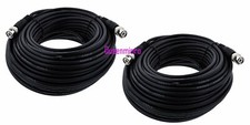 2 Pack 75Ft BNC RG59 Coax Male to Male Video Cable CCTV Security Camera Cord