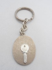 Yale Key: 925 Silver Keychain - Real Estate Agency - Bris  Lock