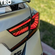 LH+RH Smoke Tail Lights for 2018-2022 10th Gen Honda Accord Sedan LED Rear Light