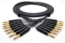Canare MR202-8AT 8 Channel Balanced Studio Snake Cable, 1/4" TRS Male to Male.