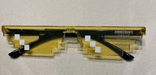 New: A Minecraft Movie 2025 Adult Yellow Sunglasses